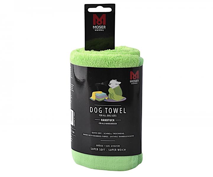 Ručník pro psy Moser Dog Towel 0092-6065, 61 x 61 cm - zelený