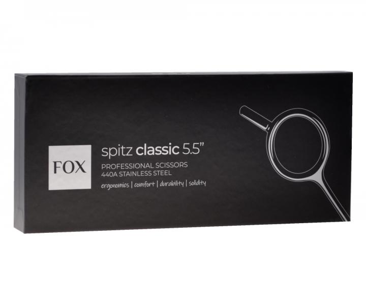 Kadeřnické nůžky Fox Spitz Classic 5,5" - černé