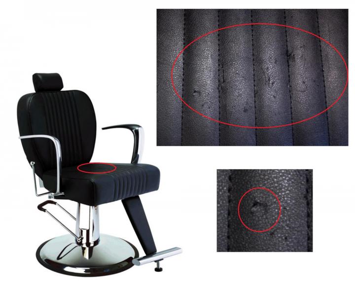 Kadenick pnsk keslo Hairway LORD - ern - II. jakost, krbance a drobn trhlina podsedku