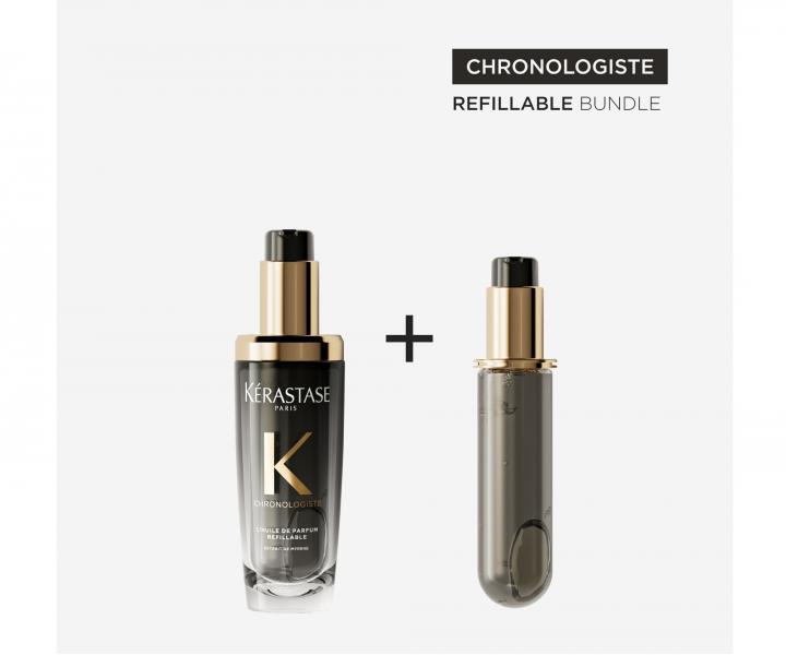 Parfémovaný olej na vlasy s výtažkem z myrhy Kérastase Chronologiste L'Huile De Parfum Refillable - 75 ml