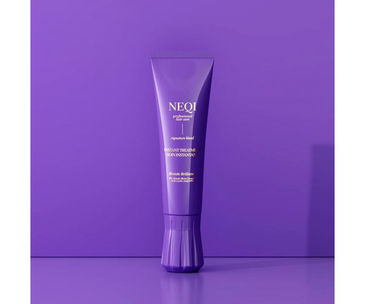 Intenzivn kra pro rozjasnn blond vlas Neqi Instant Treatment Blonde Brilliance - 100 ml