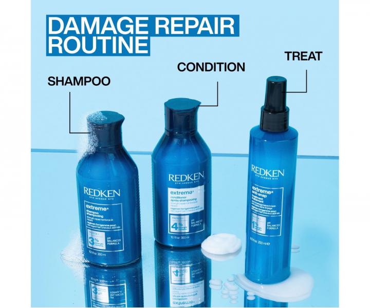 D�rkov� sada pro pos�len� a zpevn�n� po�kozen�ch a zcitliv�l�ch vlas� Redken Extreme Kit