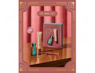 D�rkov� sada olejov� p��e a balz�mu na rty Moroccanoil The Shine Suite Vanilla Date Tinted Lip Balm Gift Set