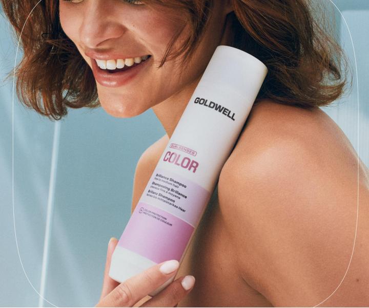 Rozjas�uj�c� �ampon pro z��ivou barvu a lesk vlas� Goldwell Dualesenses Color Brilliance Shampoo - 250 ml