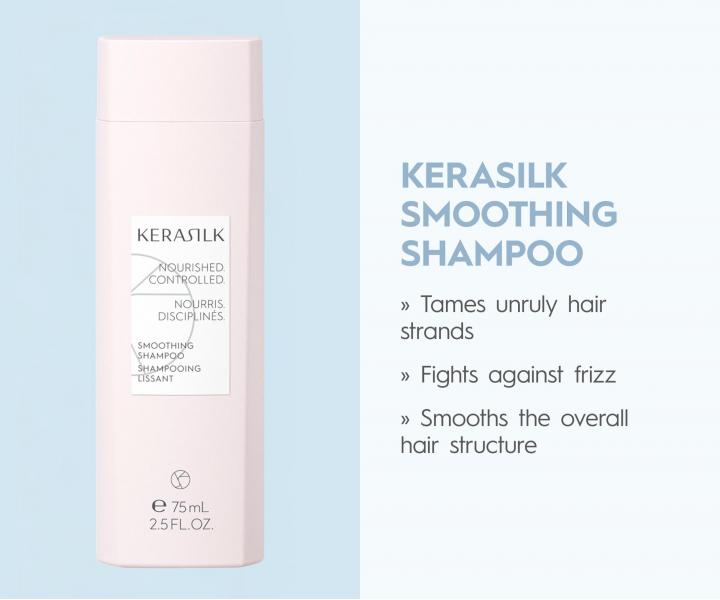 D�rkov� sada pro vyhlazen� krepat�ch a nepoddajn�ch vlas� Kerasilk Smoothing Travel Set