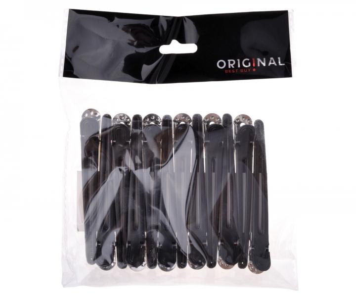 Klipsy do vlas Original Best Buy - 10 cm, ern, 12 ks