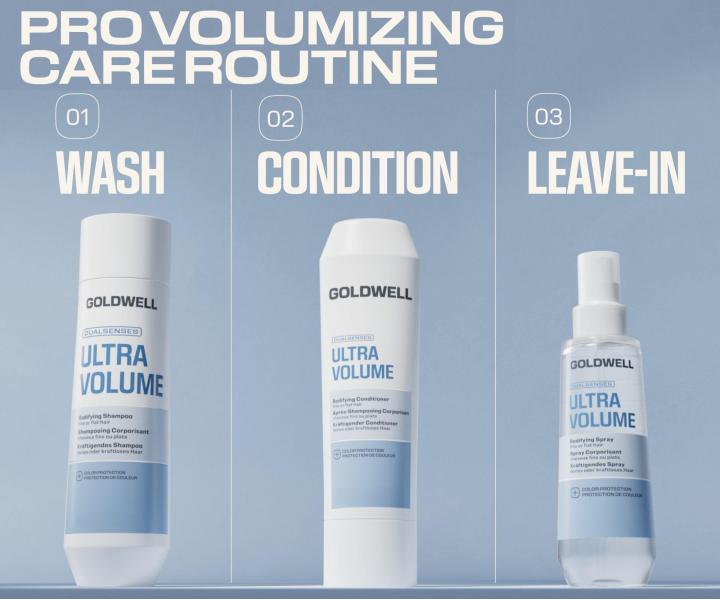 Kondicion�r pro objem jemn�ch a zplihl�ch vlas� Goldwell Dualsenses Ultra Volume Bodifying Conditioner - 200 ml