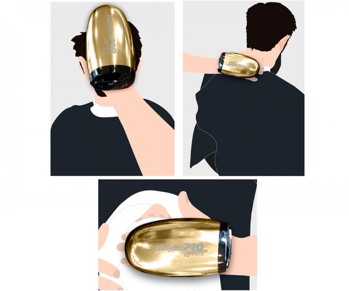 Profesionální masážní přístroj pro masáž hlavy a krku BaByliss Pro VibeFX FXSM1GE