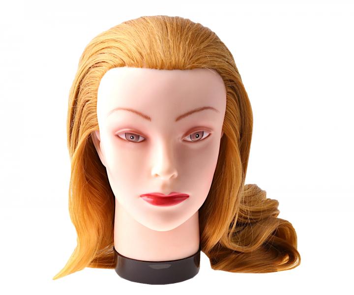 Cvin hlava s umlmi vlasy Eurostil Profesional - svtl blond, 45-50 cm