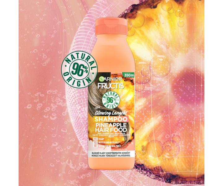 Řada pro dlouhé vlasy s roztřepenými konečky Garnier Fructis Pineapple Hair Food
