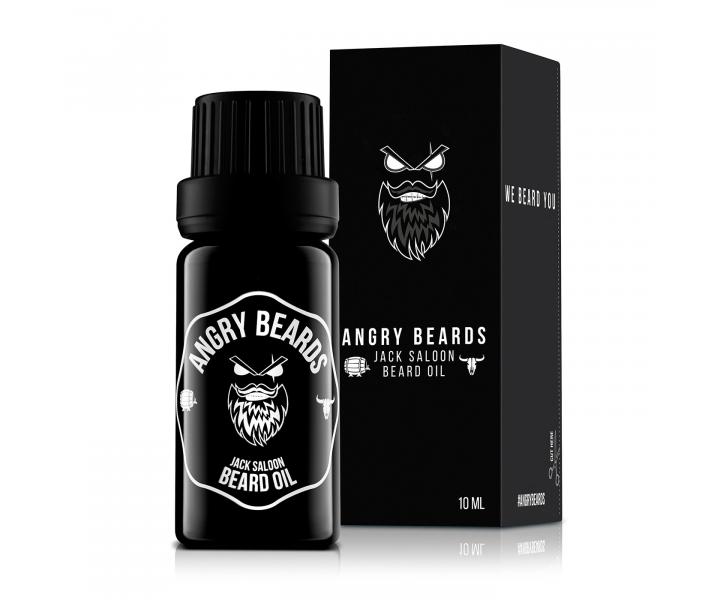 Vyivujc olej na vousy Angry Beards Jack Saloon - 10 ml