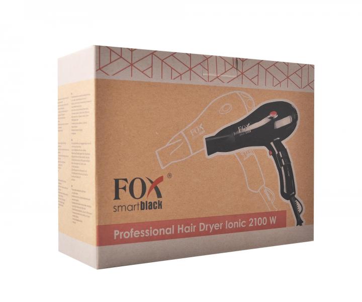 Profesionální fén na vlasy Fox Smart - 2100 W, černý - rozbalené