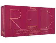 Žehlička na vlasy s párou Loréal SteamPod 2.0 Limited Edition Red Obsessed Retail - červená