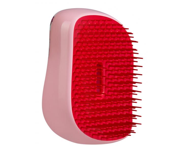 Kartáč na vlasy Tangle Teezer Compact - Hello Kitty Candy Stripes, růžový