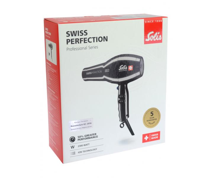 Profesionln fn na vlasy Solis Swiss Perfection 968.67 - 2300 W, ern
