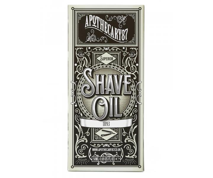 Olej na vousy před holením Apothecary 87 Shave Oil 1893 - 50 ml