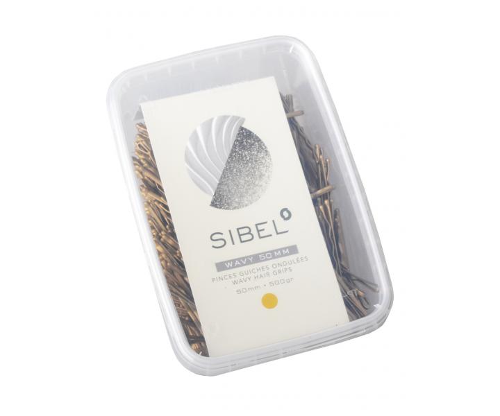Vlnitá sponka Sibel Wavy - 5 cm, zlatá - 500 g