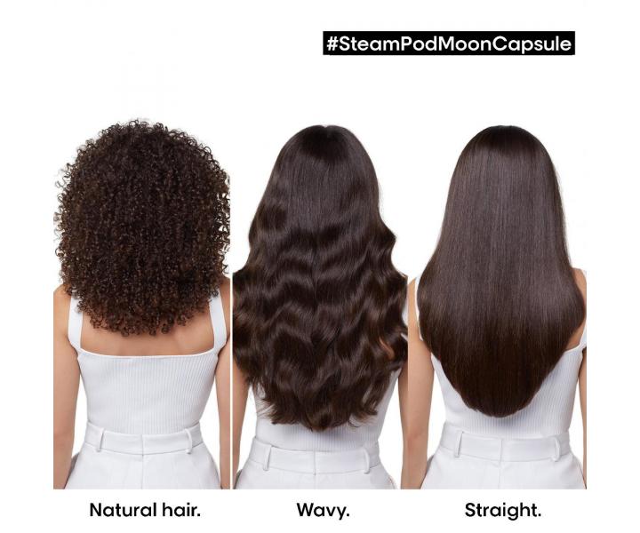 Parní žehlička na vlasy Loréal Professionnel SteamPod 4 Glacial Utopia - metalická světle modrá