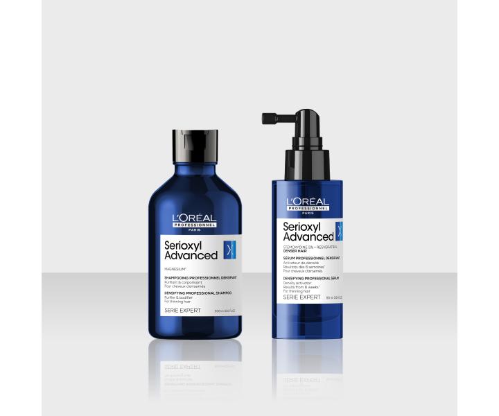 ampon pro obnoven hustoty vlas Loral Professionnel Serioxyl Advanced Shampoo - 300 ml