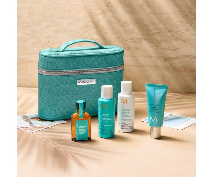 Hydratační dárková sada Moroccanoil Hydration + kosmetická taška zdarma