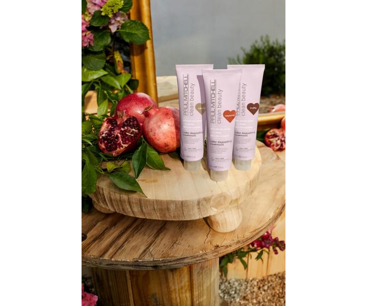 Vyživující barvicí maska Paul Mitchell Clean Beauty Color Depositing Treatment - vanilková, 150 ml