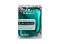 Kartáč na rozčesávání vlasů Tangle Teezer Compact Styler Green Jungle - metalický zelený