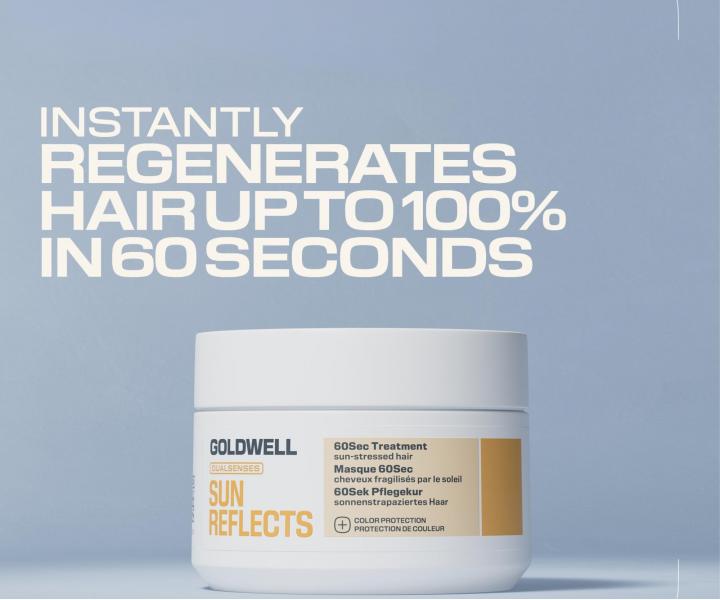 Intenziv� regenera�n� maska pro vlasy vystaven� slunci Goldwell Dualsenses Sun Reflects 60sec Treatment - 200 ml