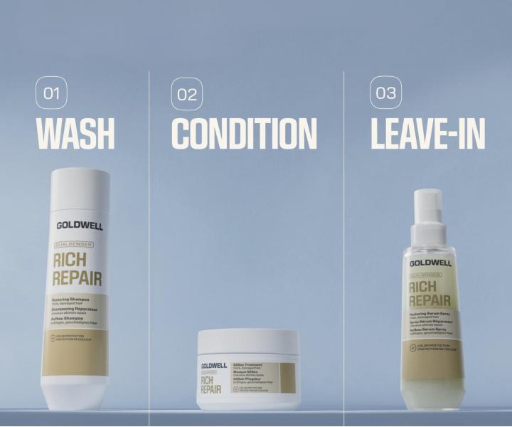 �ada pro such� a po�kozen� vlasy Goldwell Dualsenses Rich Repair