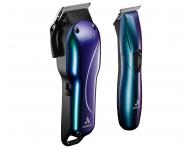 Profesionální set střihacího a konturovacího strojku Andis Envy Galaxy Combo Kit 561563 - perleťově modrý