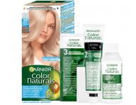 Permanentn zesvtlujc barva na vlasy Garnier Color Naturals - 102+ mraziv stbrn