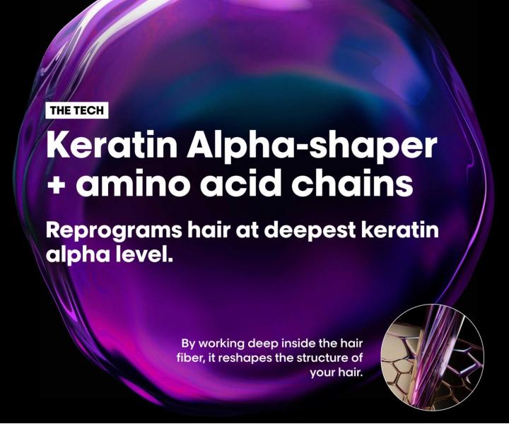 �ampon pro dlouhotrvaj�c� uhlazen� krepat�ch vlas� Lor�al Professionnel Serie Expert Keratin Alpha Sleek - 300 ml