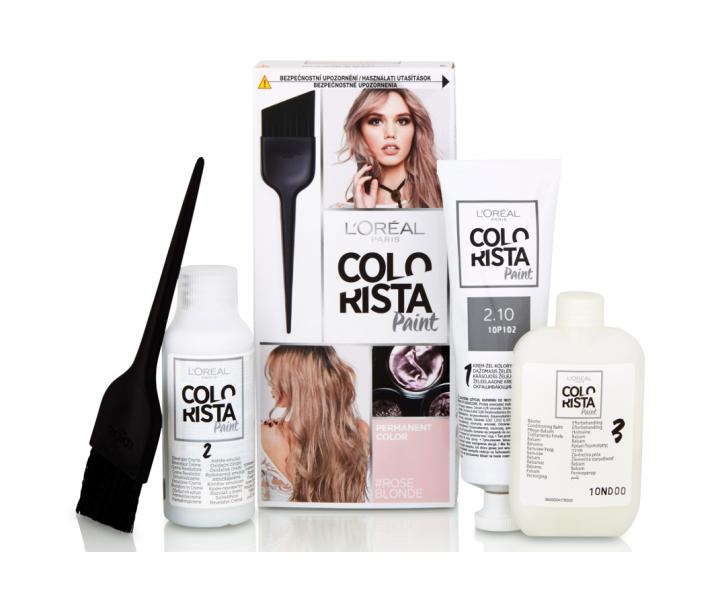 Permanentní barva Loréal Colorista Paint 10.231 Rose Blonde - pastelová růžová