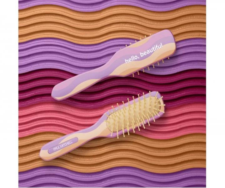 Kartáč na rozčesávání vlasů Paul Mitchell Sculpting Brush - fialovo-oranžový
