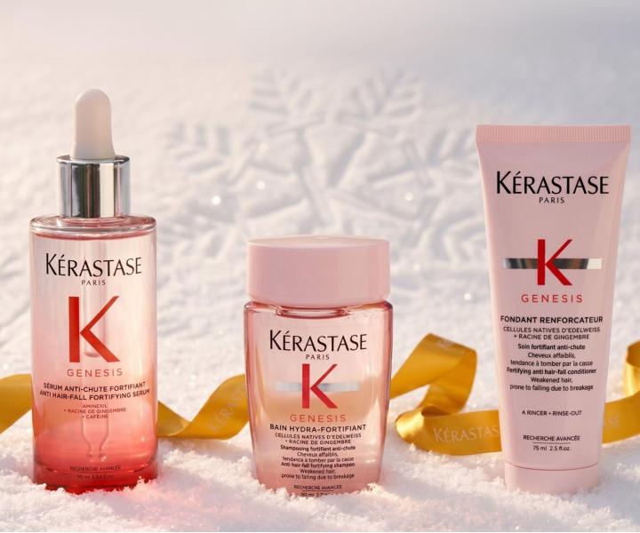 D�rkov� sada pro v��ivu such�ch vlas� se sklonem k pad�n� K�rastase Genesis Set