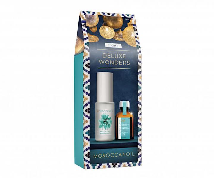 Drkov sada lehk olejov pe a vn na vlasy a tlo Moroccanoil Deluxe Wonders Light