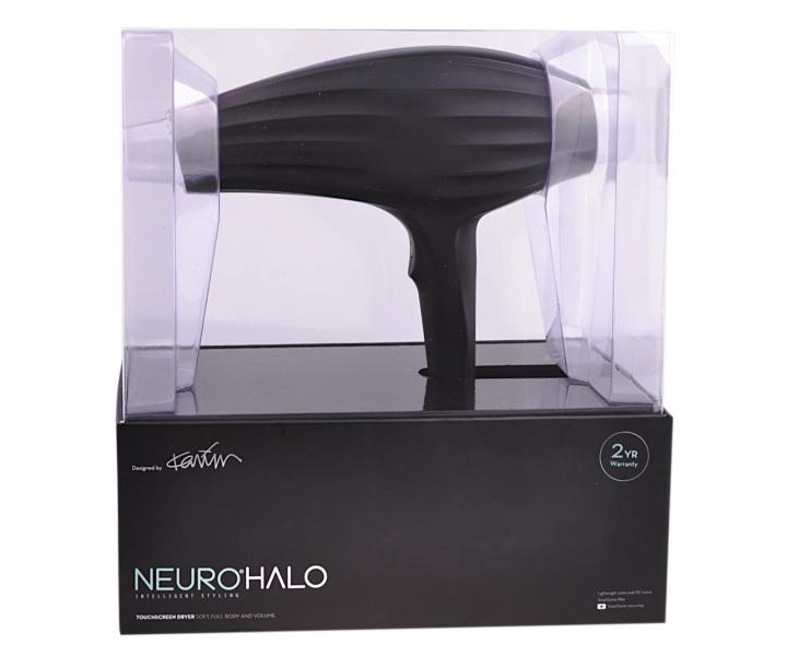 Profesionální fén na vlasy s dotykovým displejem Paul Mitchell Neuro Halo - 2000 W, matný černý