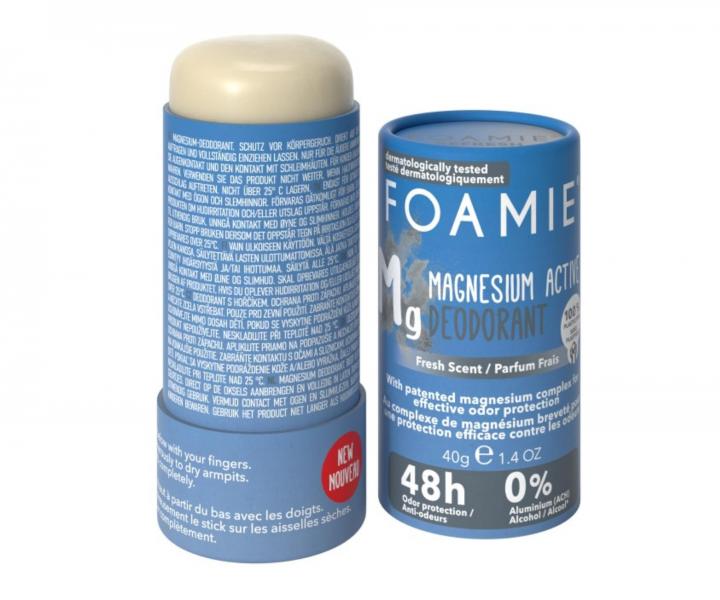 Pánský tuhý deodorant s hořčíkem Foamie Refresh - 40 g (bonus)
