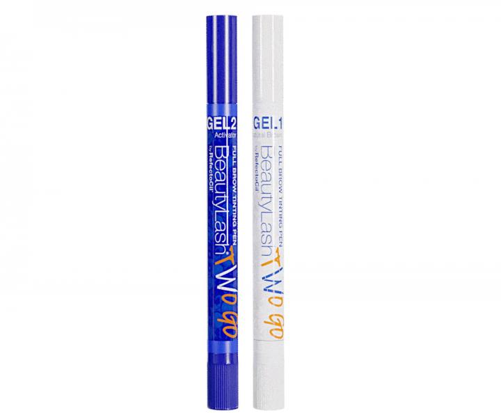 Barvicí pero na obočí RefectoCil BeautyLash Two Go Black Brown - černo hnědá