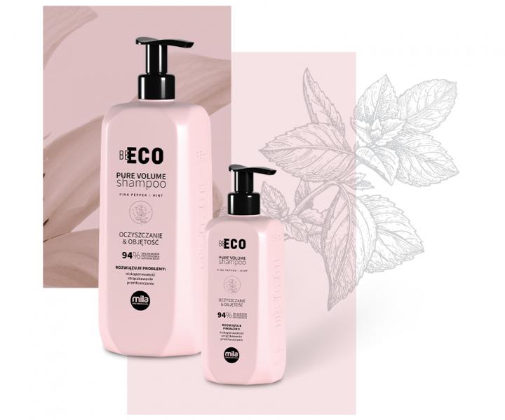 ampon pro objem vlas Be Eco Pure Volume Mila - 900 ml