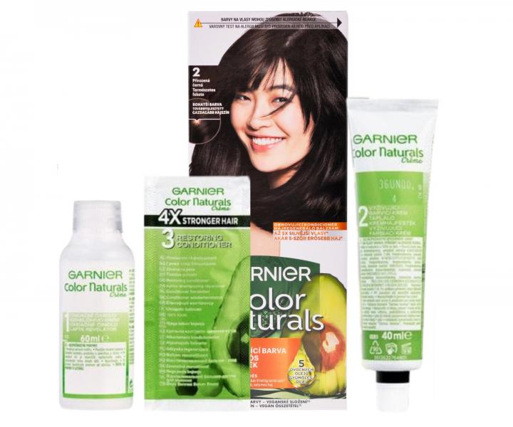 Permanentní barva Garnier Color Naturals 2.0 přirozená černá