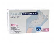 Latexov rukavice pro kadenky Sibel Clean All 100 ks - bl velikosti L