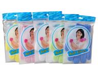 Koupelové exfoliační rukavice Sibel Baleno - různé barvy - 1 pár