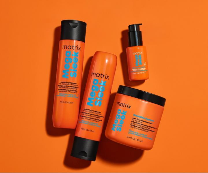 Uhlazuj�c� termoochrann� s�rum pro nepoddajn� vlasy Matrix Mega Sleek 96H Anti-Frizz TopCoat Serum - 50 ml