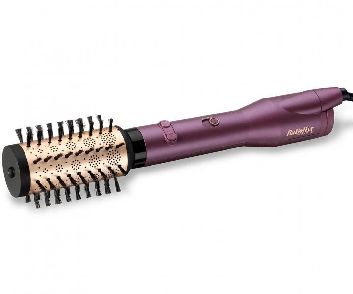 Horkovzdušný rotační kartáč BaByliss Volumised Blow - Dry AS950E - 650 W, fialový