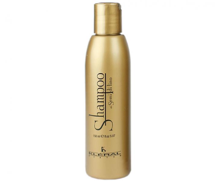 Dárková sada pro regeneraci suchých vlasů Kléral Semi di Lino - šampon 150 ml + péče 150 ml