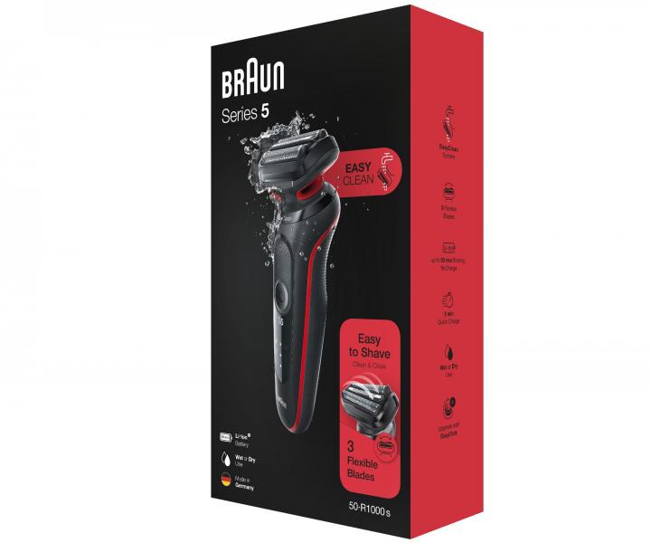Planžetový holící strojek Braun Series 5 1000s - černý