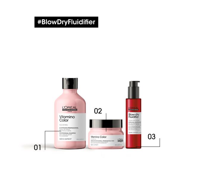 Termoochranná péče Loréal Professionnel Serie Expert Blow Dry Fluidifier - 150 ml