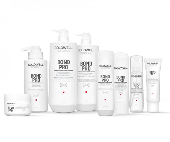 Sada pro poslen vlas Goldwell DS Bond Pro - ampon + kondicionr + fluid + nramek zdarma