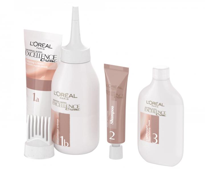 Permanentní barva Loréal Excellence Universal Nudes 10U nejsvětlejší blond