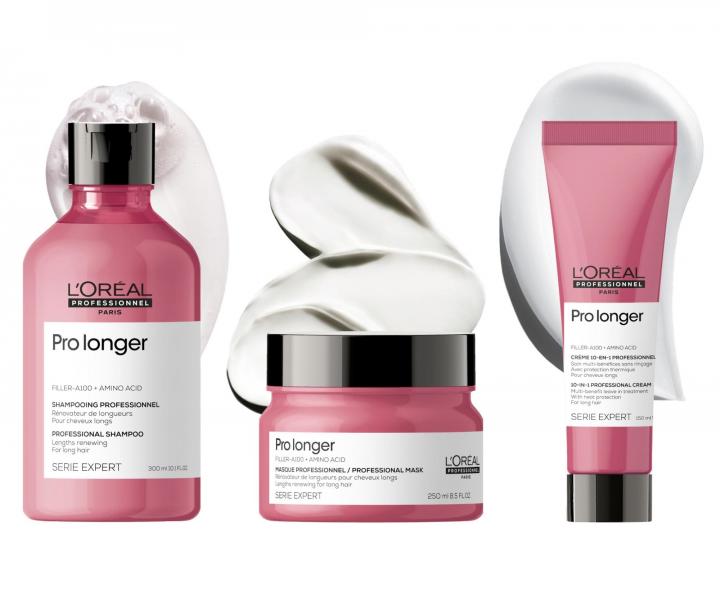 Sada pro obnovení délek Loréal Pro Longer + poukaz na službu Metal Detox ZDARMA